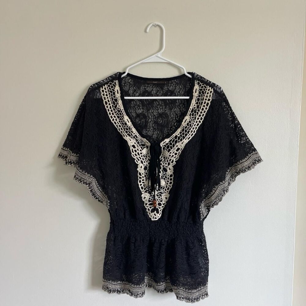 Hazel Women's Black Blouse